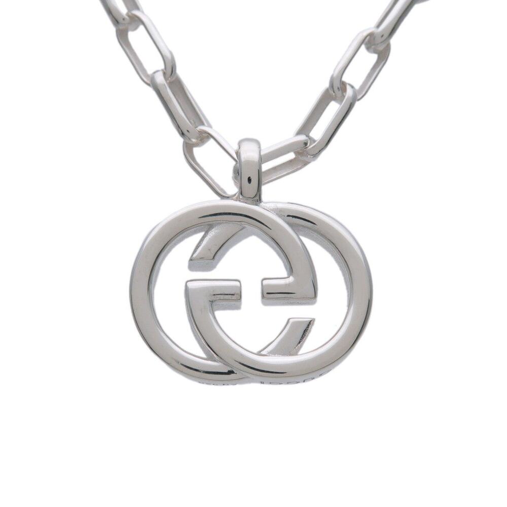 Gucci Interlocking G Sterling Silver Necklace